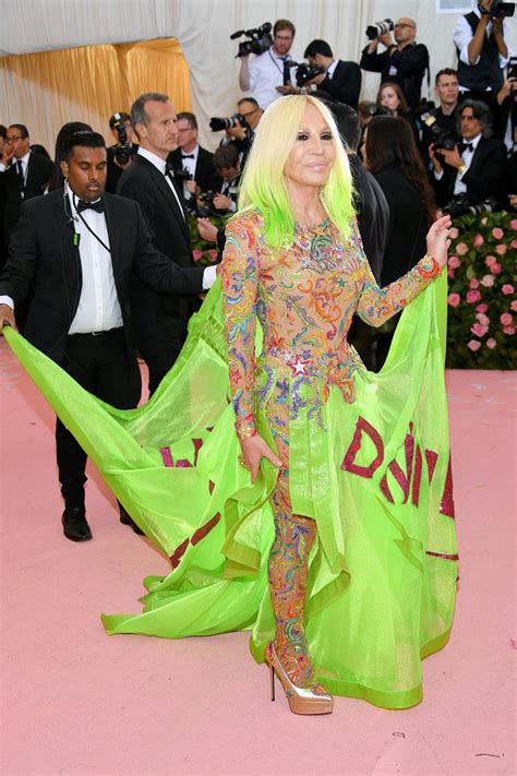 donatella versace met gala 2019|Donatella Versace arrives for the 2019 Met Gala at the .